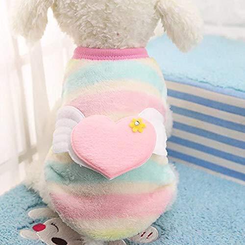 Warm Fleece Dog Sweater for Winter - Cozy Knit Pet Clothing for Puppies & Kittens | Perfect for Cold Weather Walks & Indoor Comfort