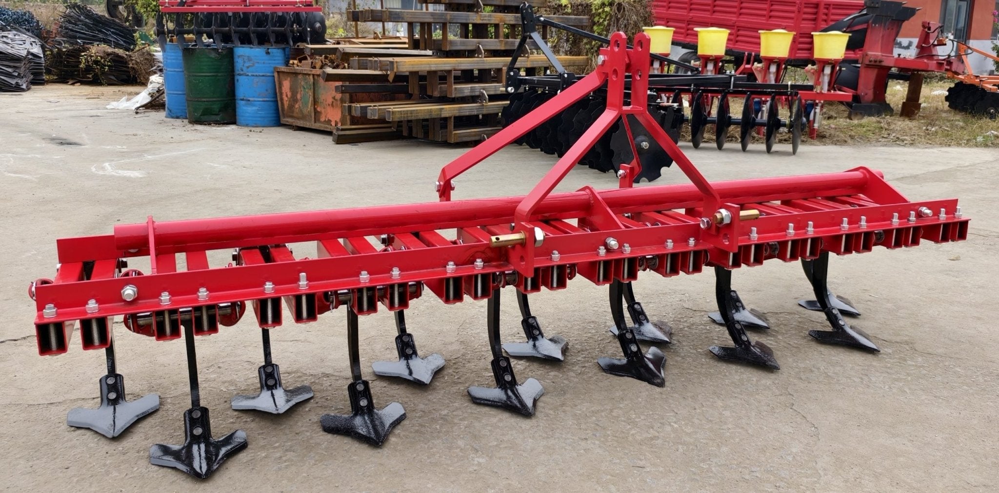 3 Point Hitch Tractor Cultivator - 6FT & 8FT Width Options for Farming, Gardening & Soil Preparation | Heavy Duty Rotary Tiller for Small to Medium Tractors | Perfect for Vegetable Gardens, Orchards & Field Cultivation