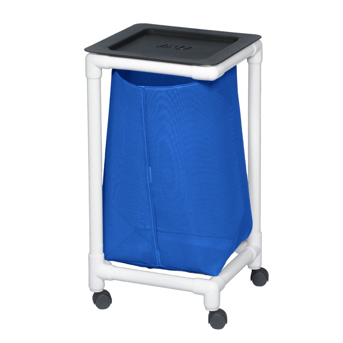 Blue Mesh Linen Laundry Hamper - Single Basket for Bedroom, Bathroom, or Closet Storage | Breathable & Durable Organizer