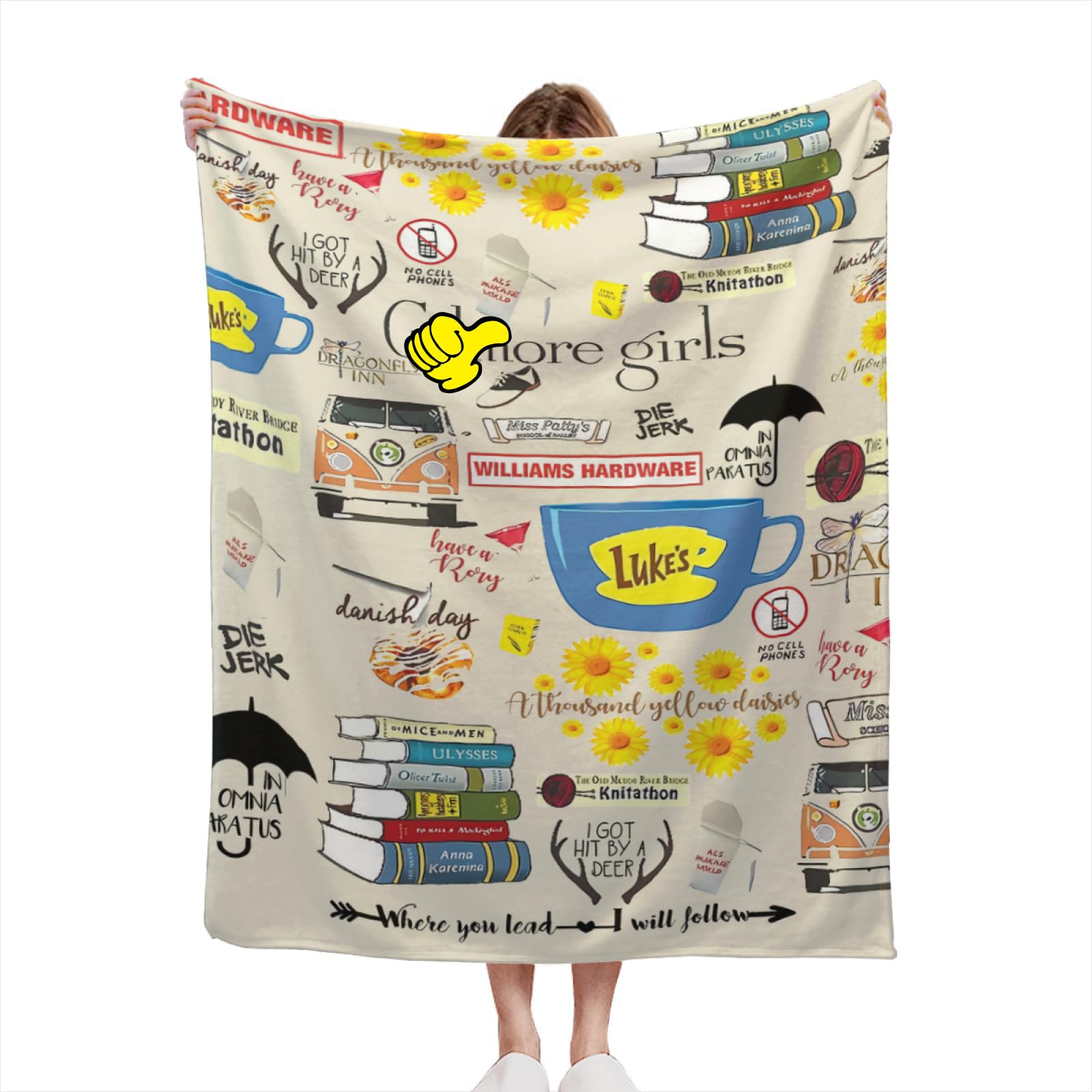 Ultra-Soft Flannel Fleece Throw Blanket 30x40 Inch - All-Season Cozy Couch & Bed Blanket for Living Room, Sofa, Office Nap - Perfect for Winter Warmth & Summer Comfort