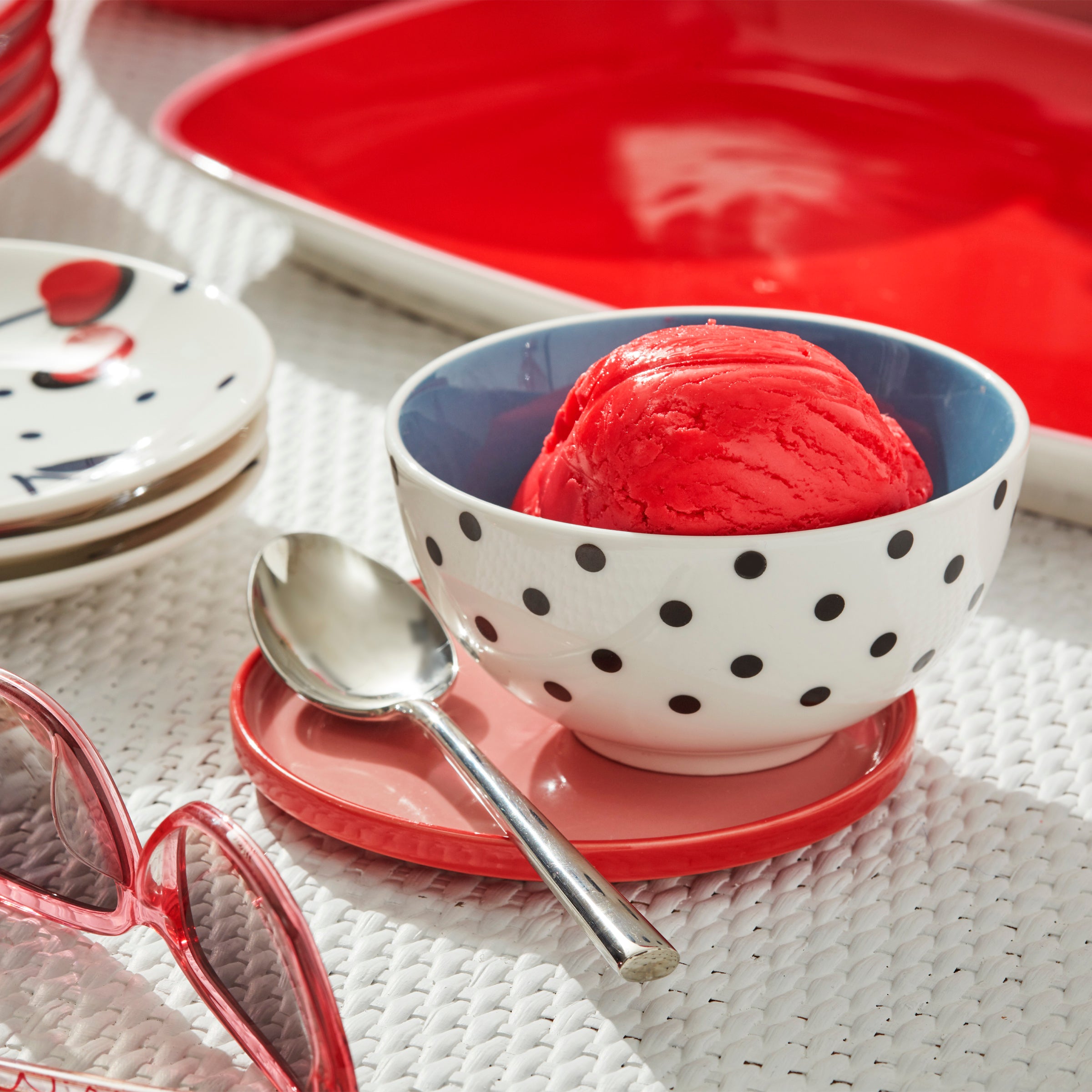On The Spot 8-Piece Mini Nesting Bowls Set - Stackable Space-Saving Kitchen Storage for Baking, Meal Prep & Snacks - Perfect for Small Spaces & Organized Pantries