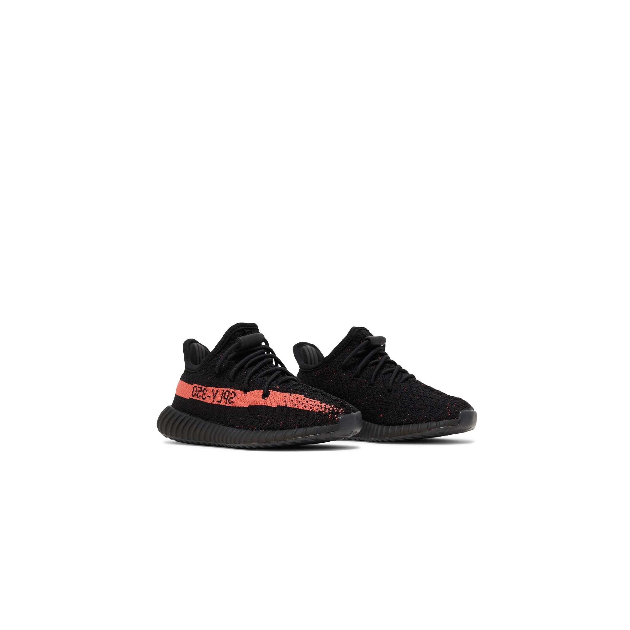 Adidas Yeezy Boost 350 V2 Infants Sneakers - Core Black Red | Comfortable Baby Shoes for Walking & Playtime | Perfect for Casual Outings & Family Events