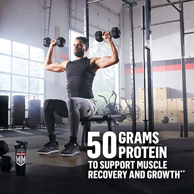 Muscle Milk Pro Series Protein Powder - Strawberry Flavor, 2lb (Pack of 1) | High Protein Shake for Muscle Recovery & Post-Workout Nutrition | Ideal for Gym, Fitness & Bodybuilding