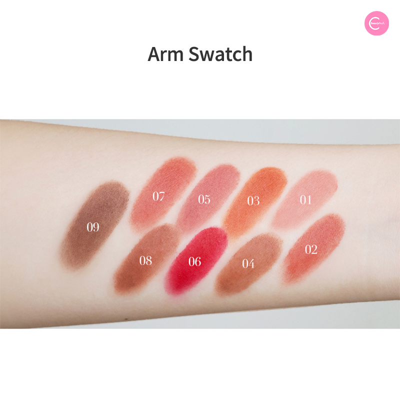 CARMELA Soft Matte Lip Mud Palette - Long Lasting Lipstick Set with 6 Velvety Shades for Women | Perfect for Everyday Wear, Parties & Special Occasions