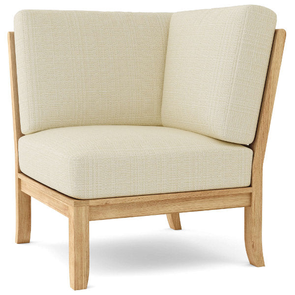 Natsepa Corner Modular Deep Seating Chair - Comfortable Outdoor Patio Furniture for Backyard, Poolside & Garden Relaxation