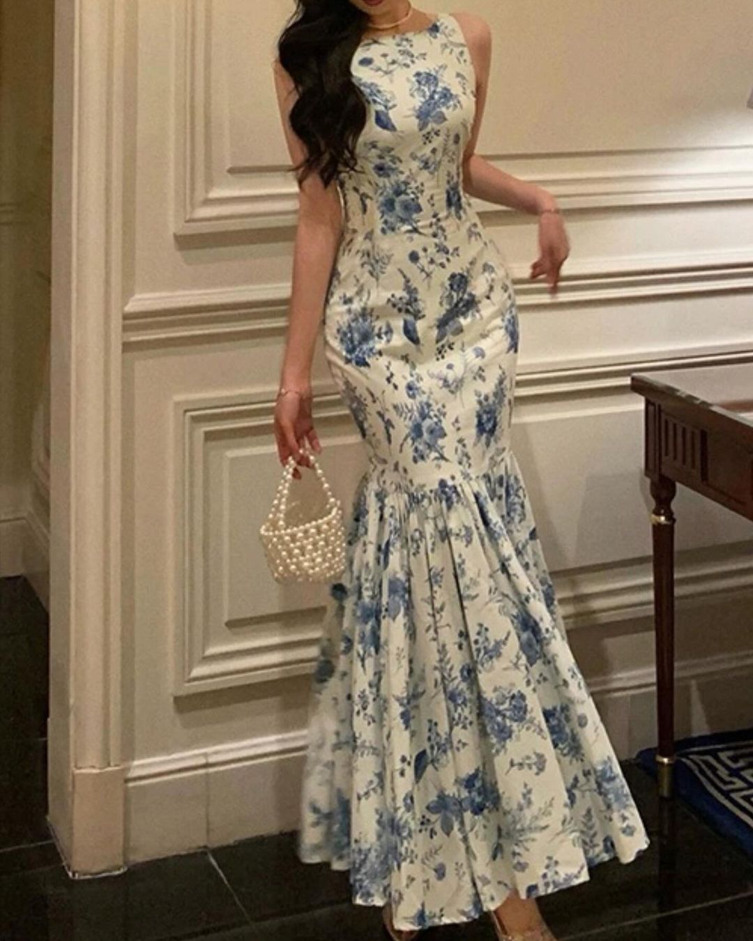Elegant Flora Mermaid Long Prom Dress - A-Line Evening Gown for Formal Parties, Homecoming & Special Occasions | Style J3582