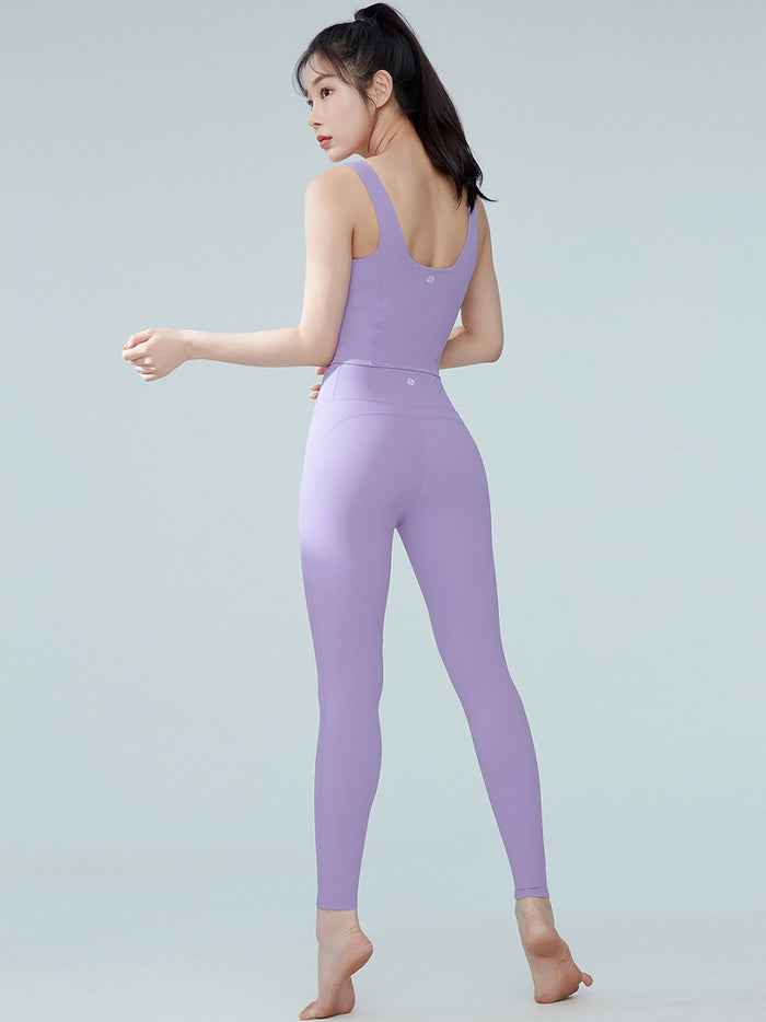 1+1 Black Label 380N High-Waisted Yoga Leggings - Women's Workout Tights for Running, Gym & Everyday Wear