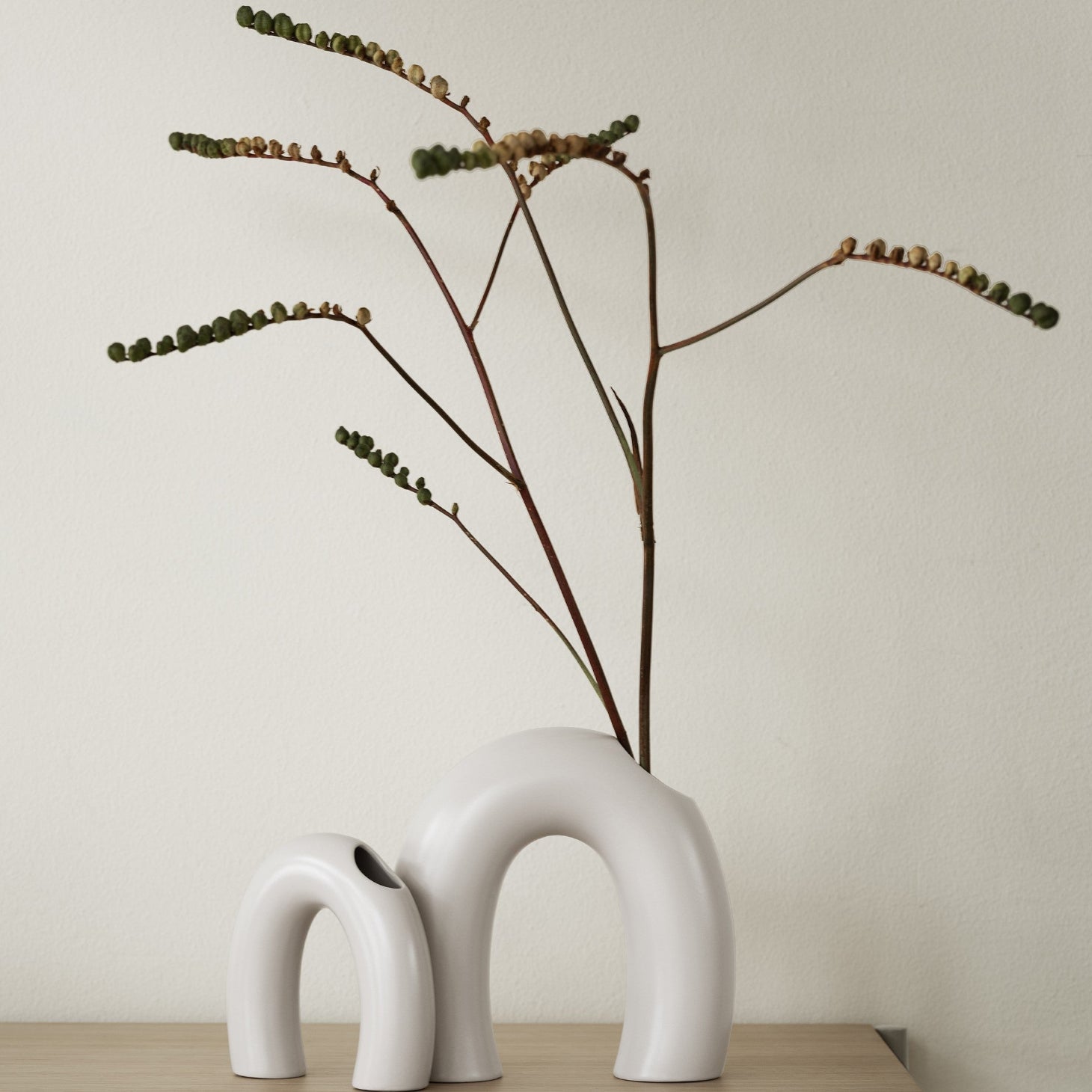 Elegant KAGETSU Ceramic Vase - Handcrafted Home Decor for Flowers, Centerpiece & Modern Interior Design | Perfect for Living Room, Wedding, Office & Gift Giving