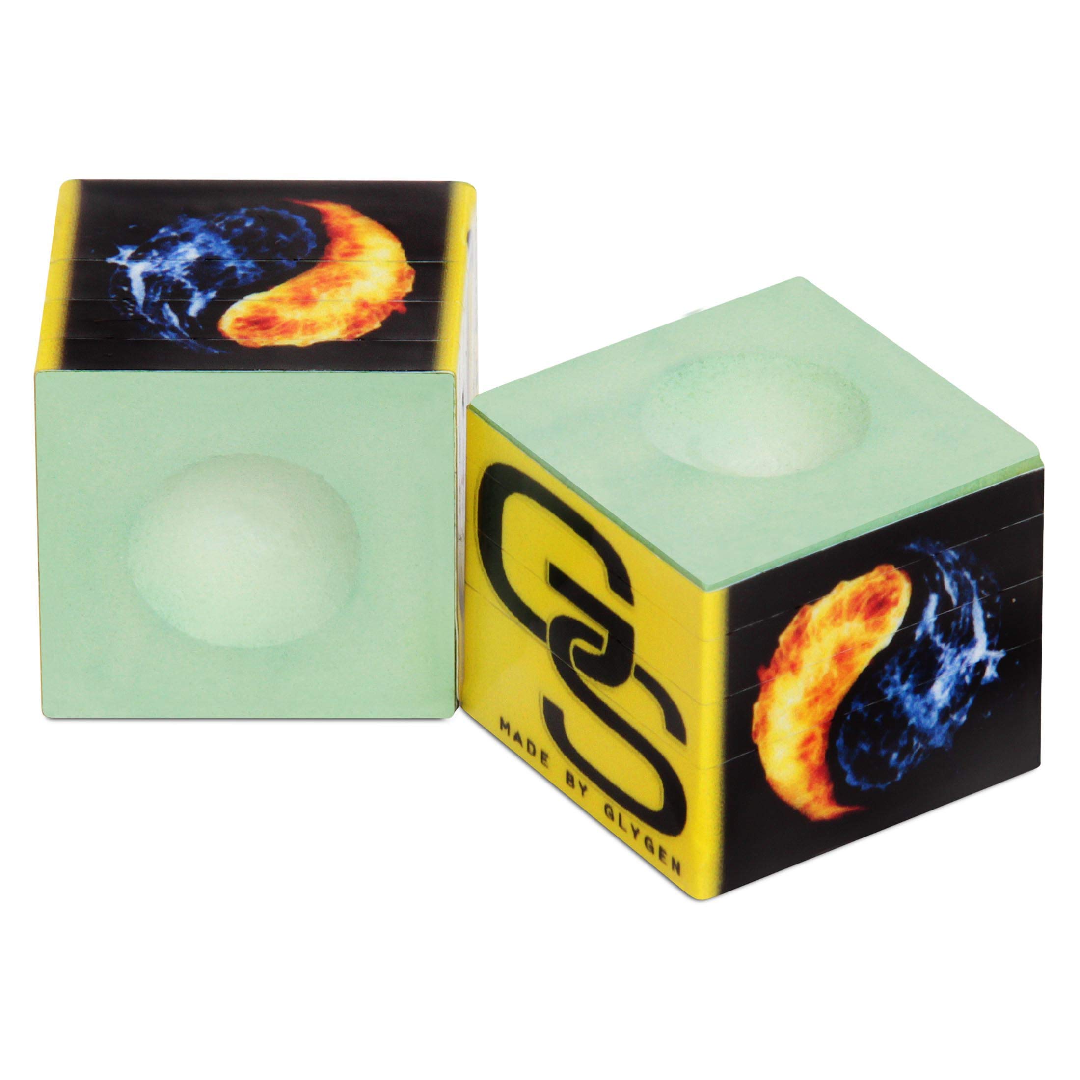 Premium Green Billiard Chalk for Pool Cues - Snooker & Chinese 8 Ball Accessories - Perfect for Professional Play & Home Game Room Use