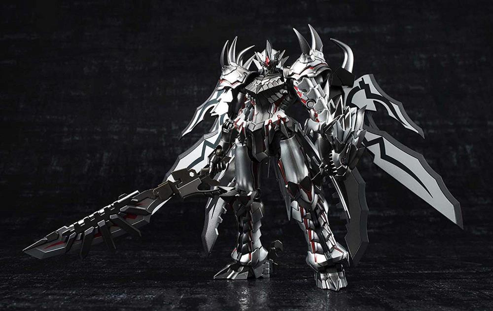 Bandai Tamashii Nations Monster Hunter G Rank Liolaeus (Weathering Silver Ver.) Chogokin Action Figure - Collectible Model for Display & Gaming Enthusiasts