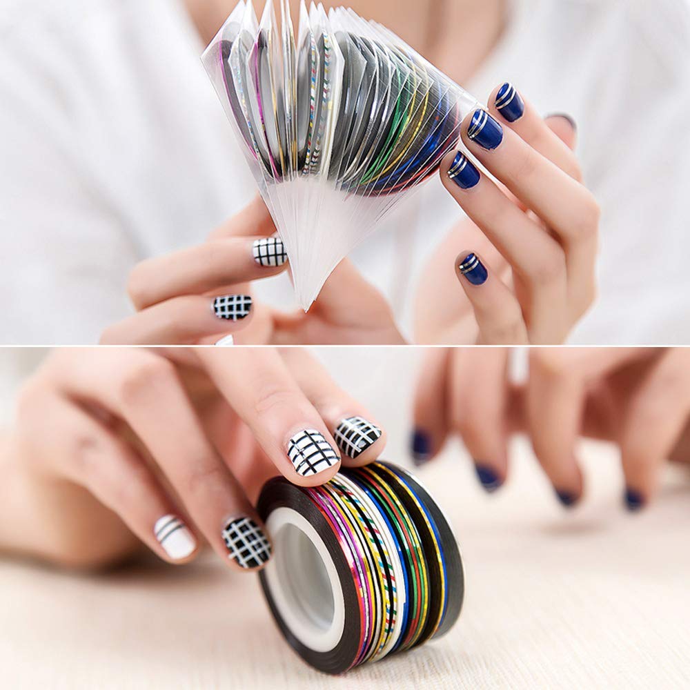 RoyalKart 3-Piece Nail Stamping Plates Set - Professional Nail Art Stamp Kit with Stamper for Creative Designs (XY16, RK09, RK10) | Perfect for DIY Manicures, Salon Nail Art & Gift Ideas