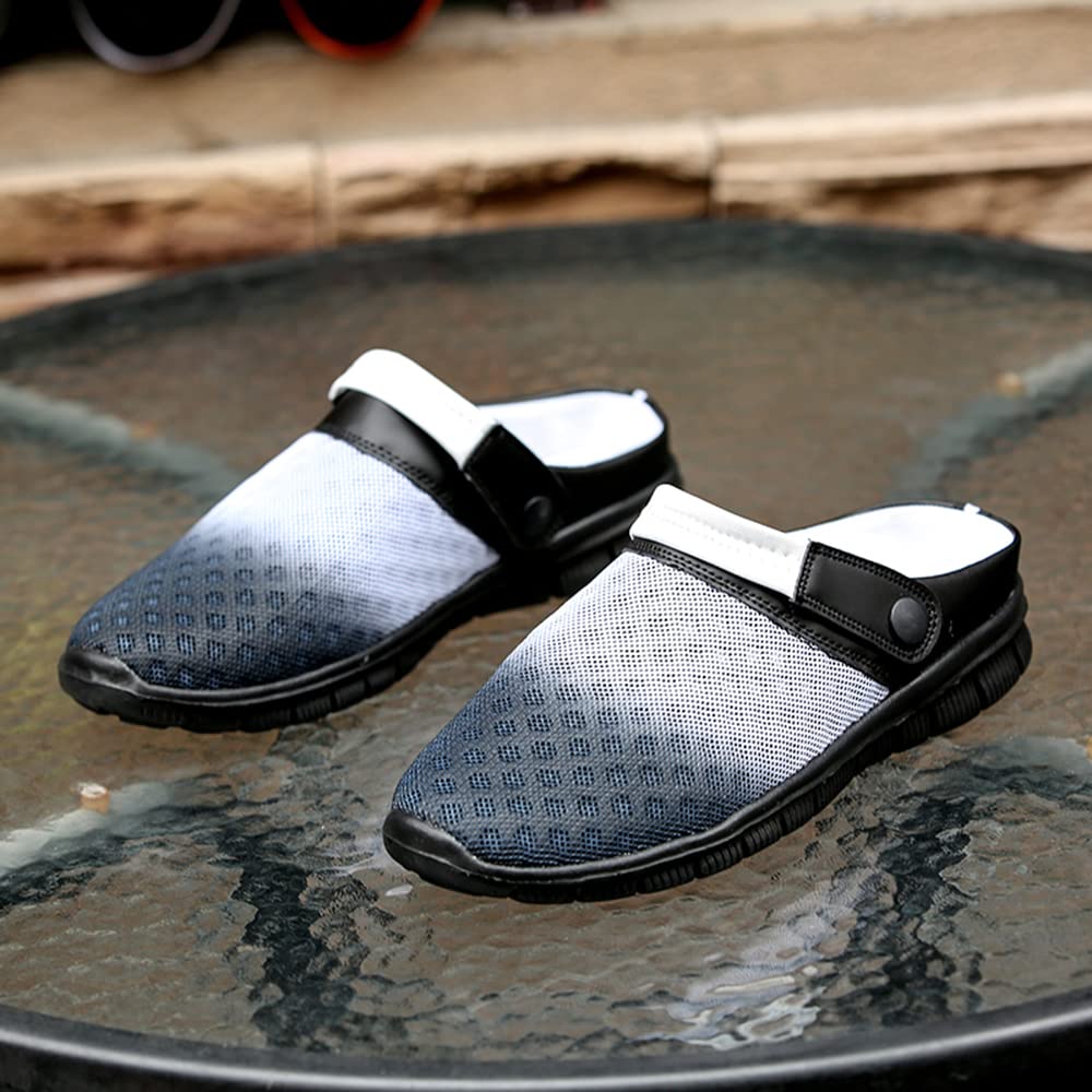 Axcone Unisex Garden Clogs - Breathable Mesh Summer Slippers for Men & Women - Lightweight Non-Slip Outdoor Beach Sandals - Perfect for Gardening, Poolside, and Beach Vacations