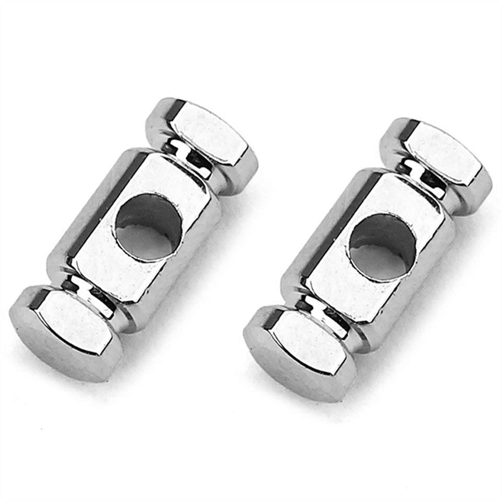 6-Saddle Hardtail Guitar Bridge with 2 Roller String Trees - Top Load Electric/Acoustic Guitar Bridge Replacement for Enhanced Tuning Stability | Perfect for DIY Guitar Repair & Upgrades