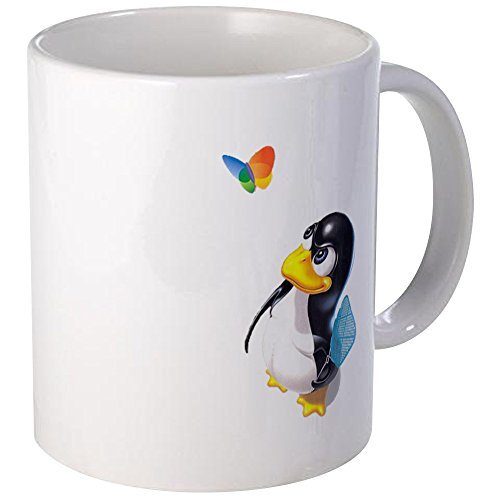 Linux Themed Ceramic Coffee Mug - 11 oz Insulated Tea & Coffee Cup for Programmers & Tech Enthusiasts | Perfect for Office, Home, or Gifts