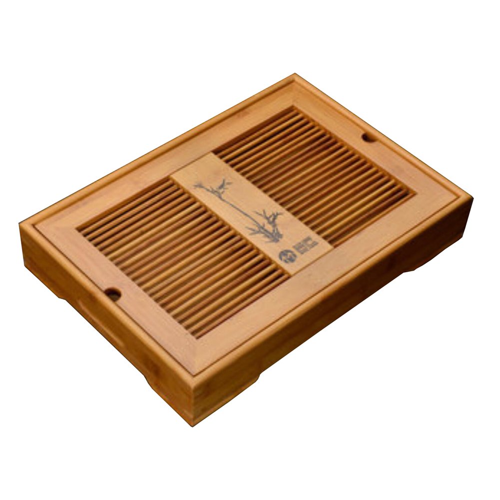 Premium Solid Wood Tea Tray Set - Authentic Chinese Kung Fu Tea Ceremony Collection - Handcrafted Tea Serving Tray with Drainage - Perfect for Home Tea Parties, Zen Meditation & Asian Decor