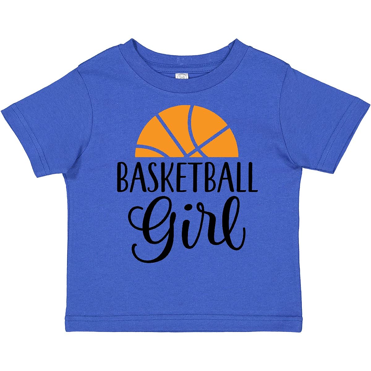 Inktastic Basketball Girl Sports Toddler T-Shirt - Cute Basketball Lover Outfit for Toddler Girls - Perfect for Playground, Sports Day & Casual Wear