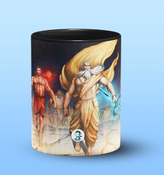 Brahmāstra Superhero Coffee Mug 11oz | Printed White Ceramic Mug with Astra Design | Microwave & Dishwasher Safe 330ml | Perfect for Tea, Coffee, or Hot Chocolate | Ideal Gift for Movie Fans & Collectors | MUG-183