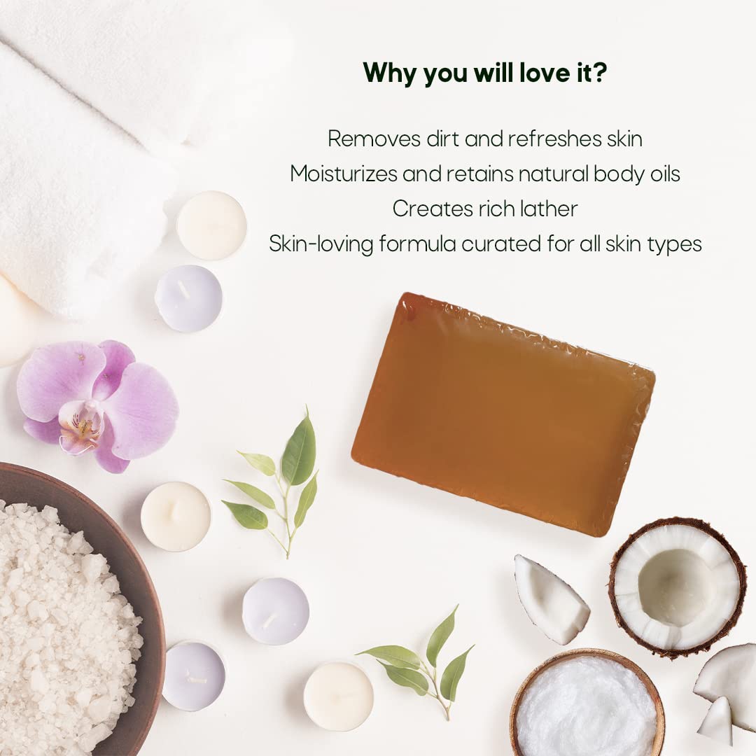 Organic Coconut Milk & Kumkumadi Handmade Bath Soap - 100g Each, Pack of 2 | Natural Skin Care for Dry & Sensitive Skin | Perfect for Spa Day & Relaxing Bath Time
