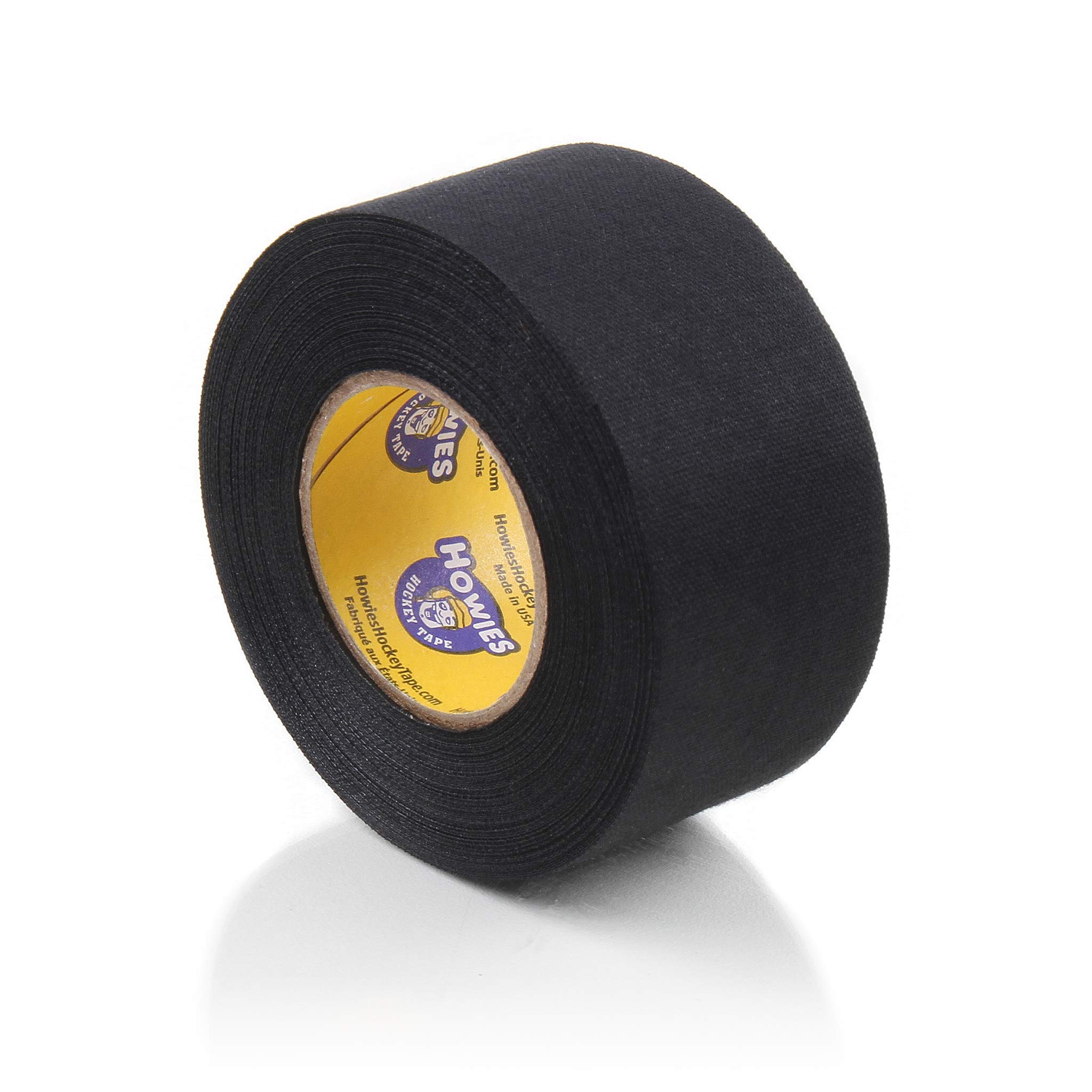 Howies Hockey Tape - 1.5 Inch Black Cloth Hockey Stick Tape (9 Pack) - Perfect for Stick Grip, Blade Protection & Sports Equipment Maintenance