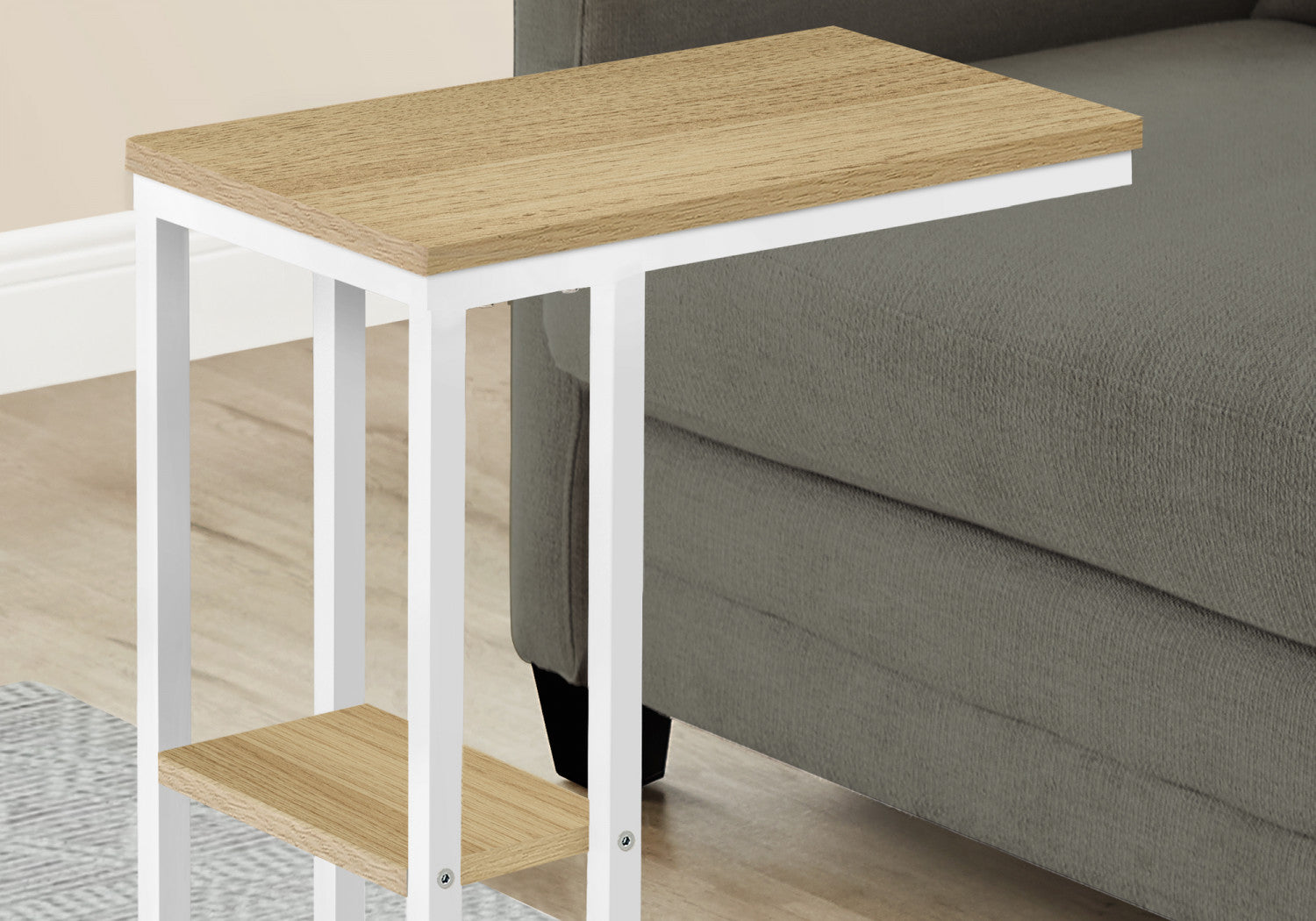 Breck Side Table - Natural Wood Nightstand for Bedroom, Living Room & Office - Stylish End Table with Modern Design