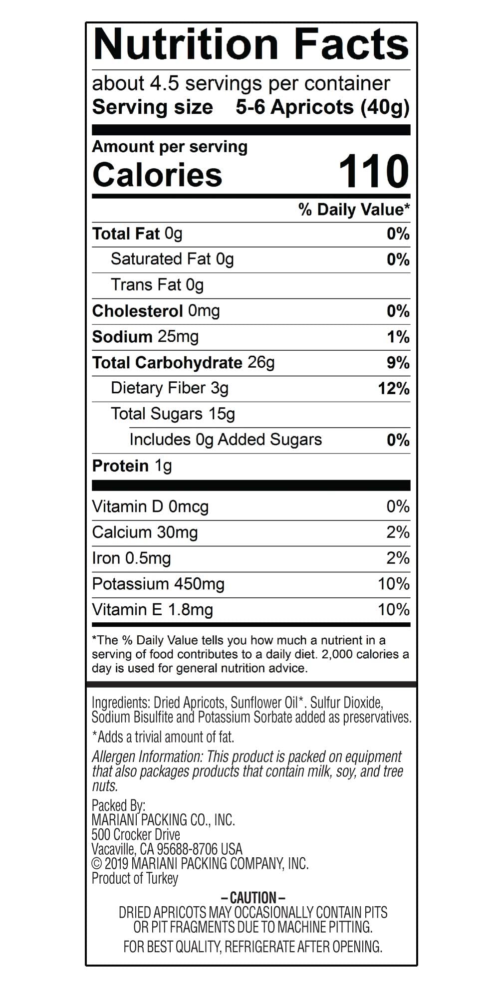 Organic Dried Mediterranean Apricots | 6oz Resealable Bag (Pack of 4) | Gluten-Free, No Sugar Added | Healthy Snack for Hiking, Baking & Kids Lunch Boxes