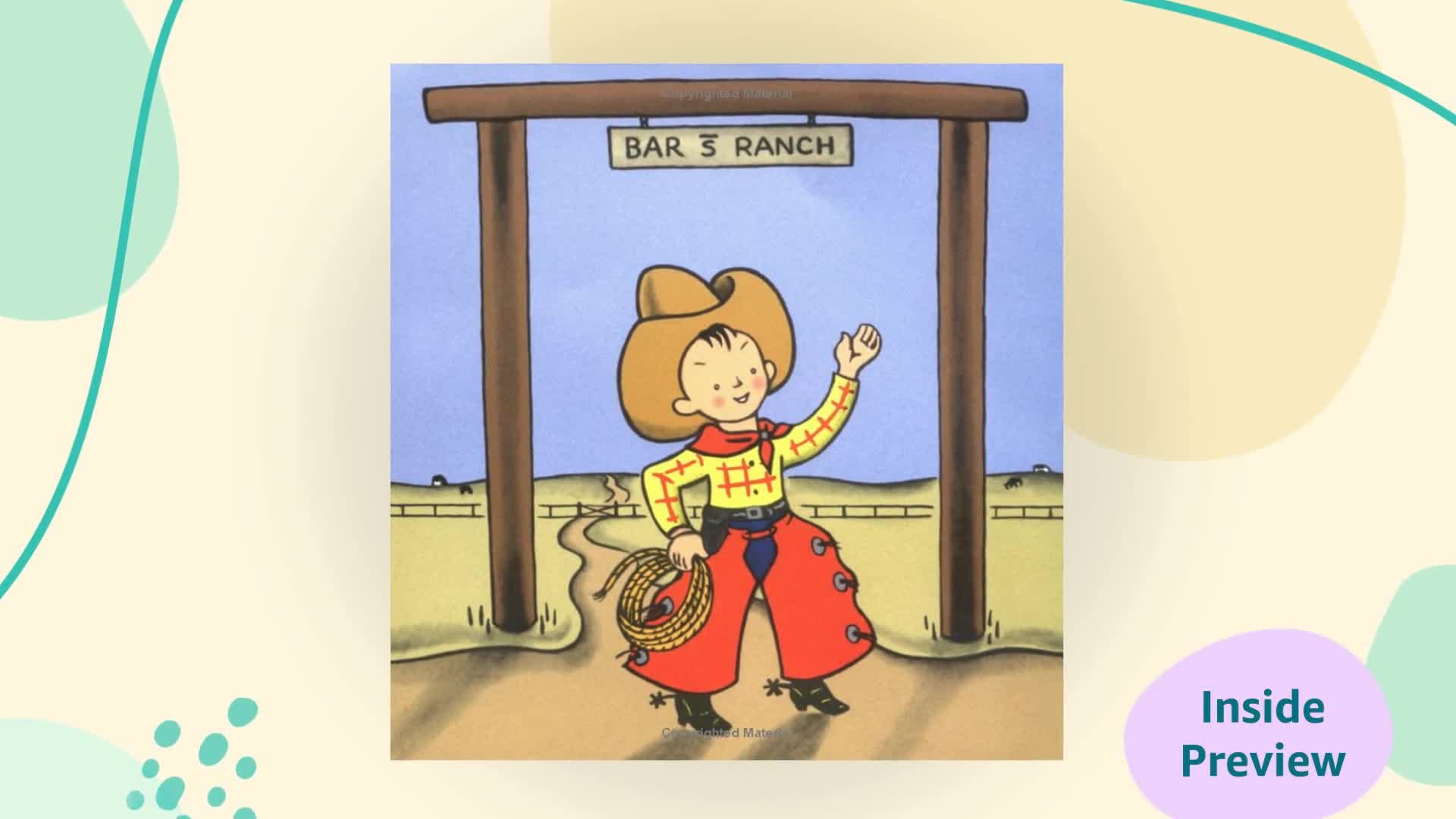 Lois Lenski Cowboy Small Book - Classic Children's Story for Bedtime Reading & Western-Themed Learning Activities