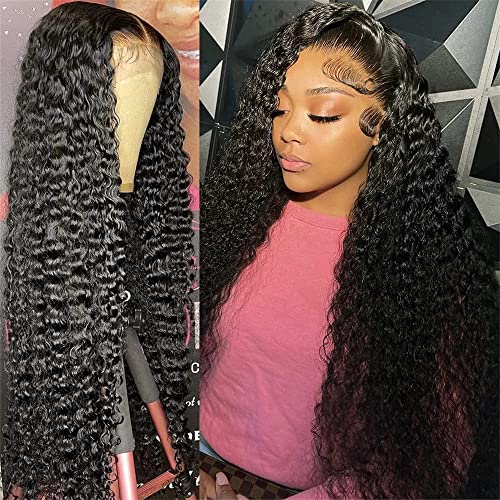 Deep Wave Human Hair Wig 13x4 HD Lace Front - Brazilian Virgin Curly for Black Women | Perfect for Daily Wear & Special Occasions