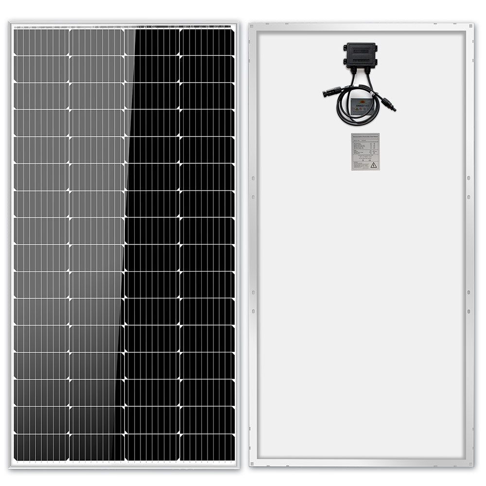 SunGoldPower 200W Monocrystalline Solar Panel - High Efficiency 12V Solar Panel for RV, Boat, Off-Grid & Home Use | SG 2P200WM