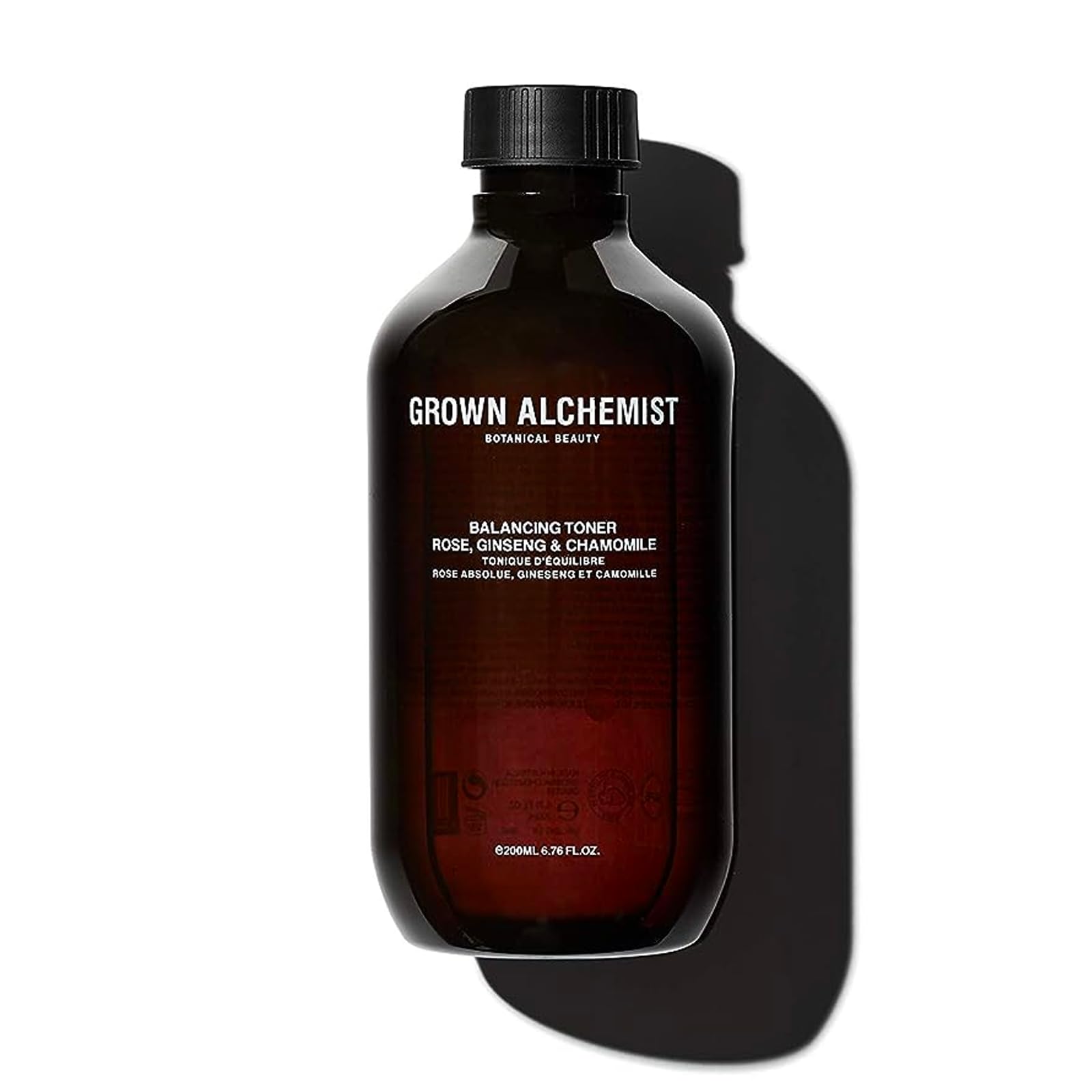 Grown Alchemist Balancing Facial Toner with Rose, Ginseng & Chamomile - Hydrating & Brightening Toner for Dry, Sensitive & Mature Skin - 200ml - Perfect for Morning & Night Skincare Routine