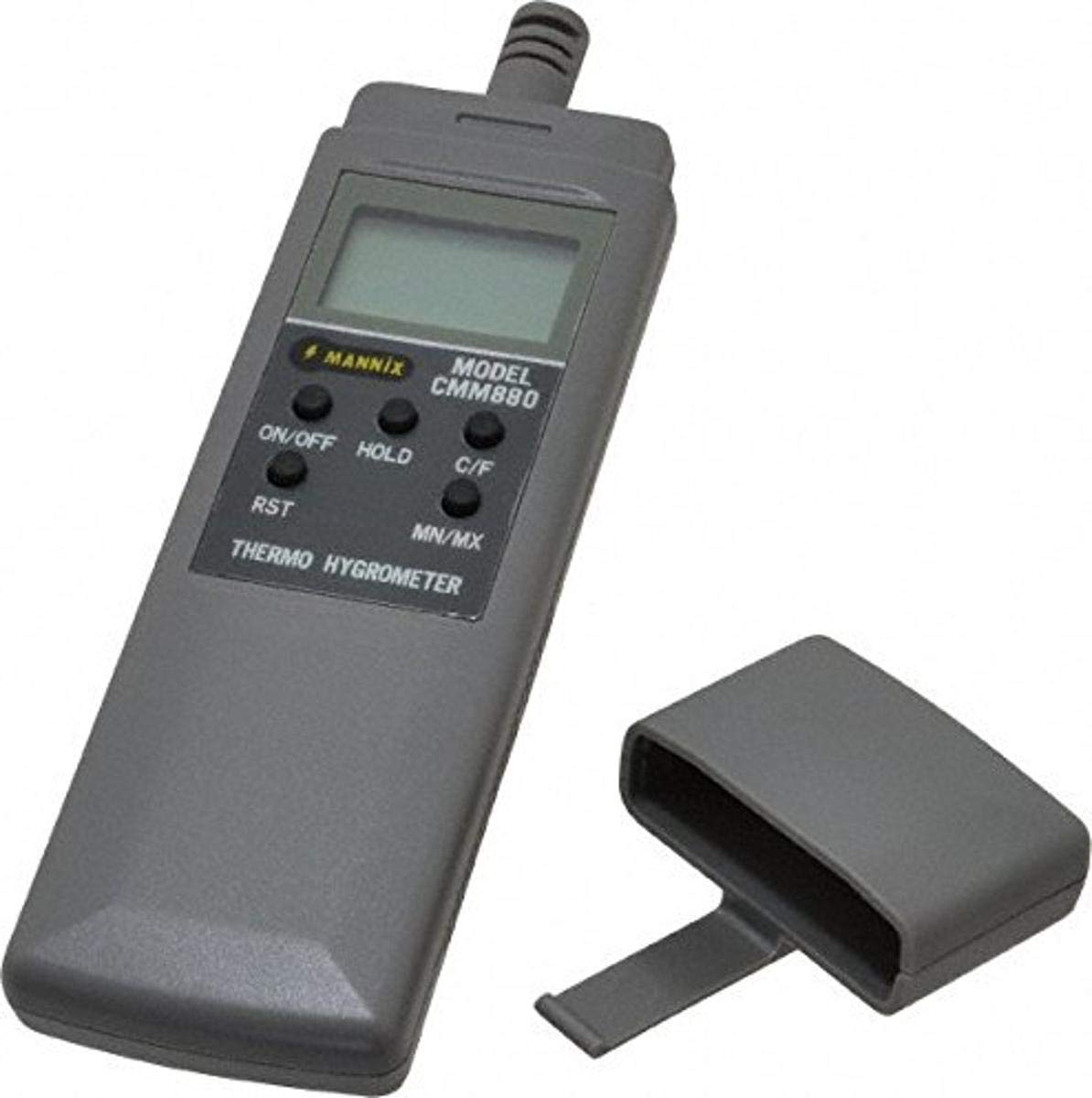 General Tools CMM880 Digital Handheld Thermo-Hygrometer - Indoor/Outdoor Temperature and Humidity Monitor for Home, Office, Greenhouse, and Weather Station Use