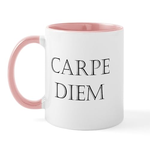 White/Pink Inside - CARPE DIEM Mug