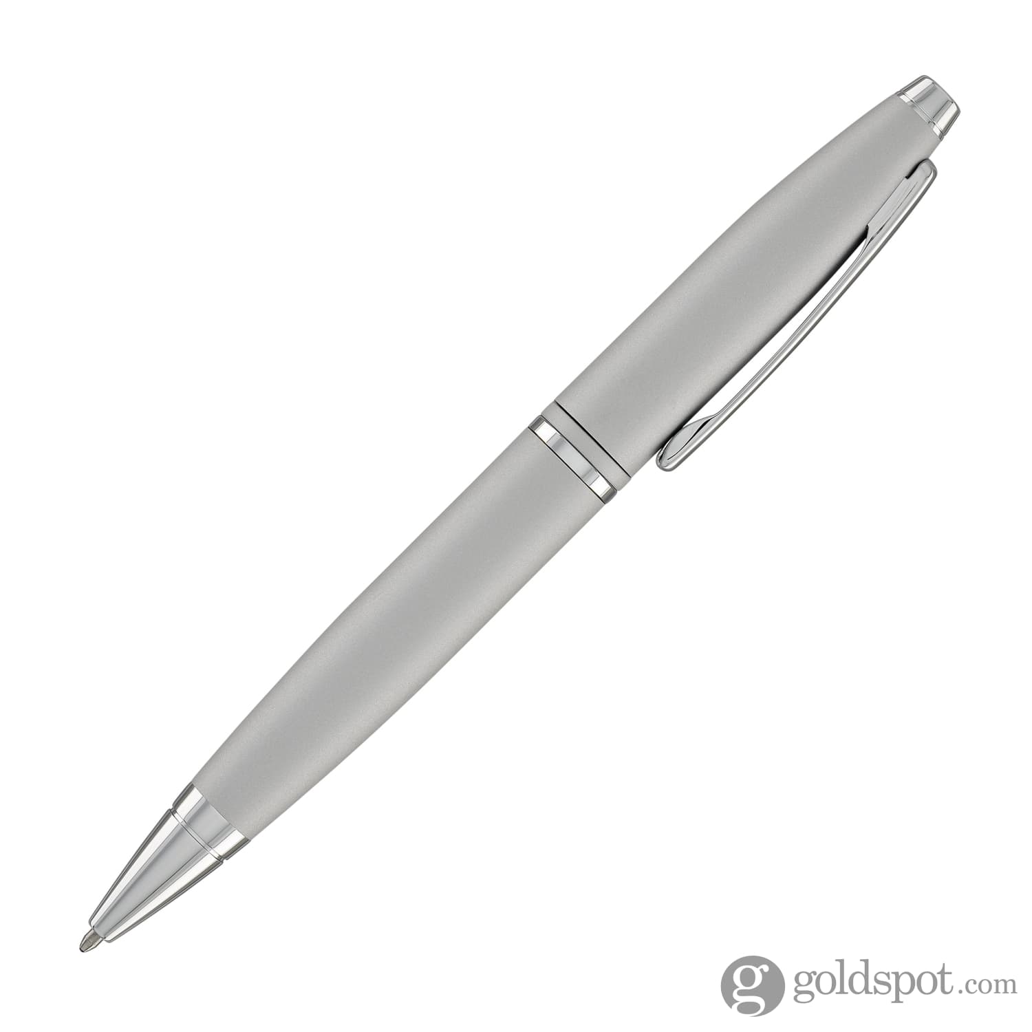 Cross Calais Ballpoint Pen in Satin Chrome - Premium Stainless Steel Writing Pen for Office, Business & Gifts - Smooth Writing Experience for Professionals & Students