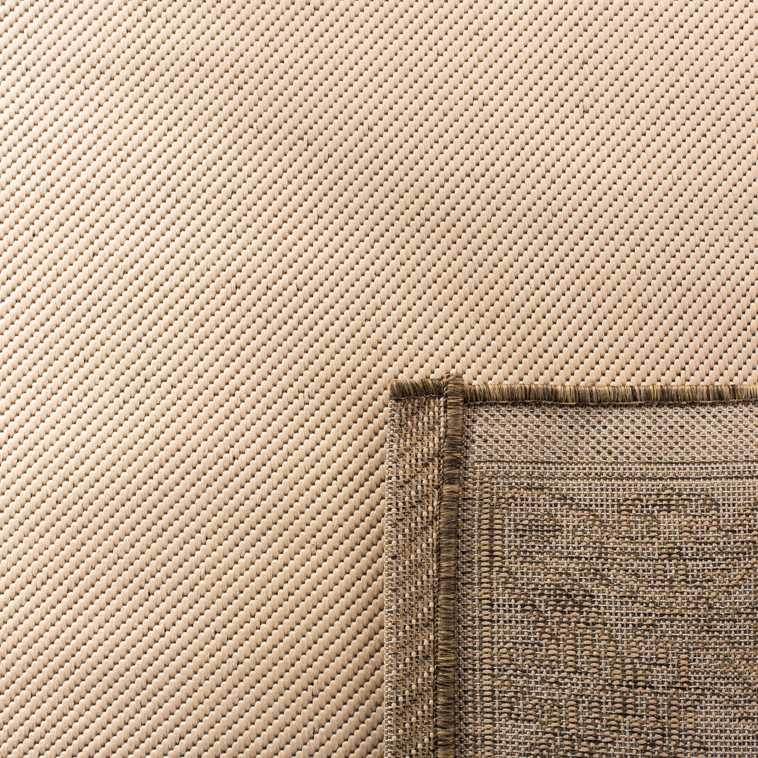 SAFAVIEH Courtyard Collection 8' x 11' Natural/Brown Indoor Outdoor Waterproof Rug - Easy Clean Area Carpet for Patio, Backyard, Mudroom & High Traffic Areas (CY2099)