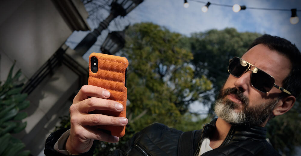 Premium Grip Rider Leather Case for iPhone Xs Max - Slim Protective Cover with Anti-Slip Design | Perfect for Work, Travel & Everyday Use