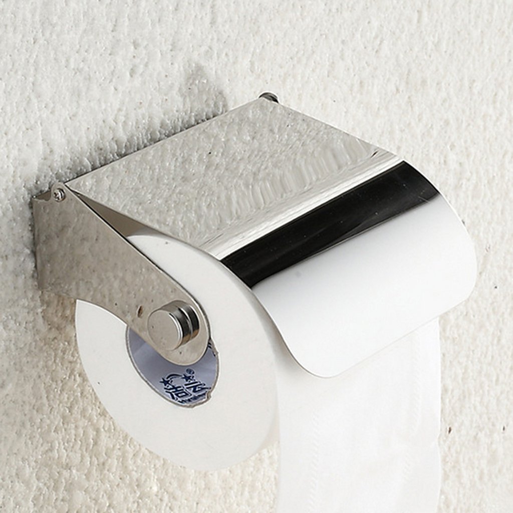 Stainless Steel Toilet Tissue Paper Holder - Modern Bathroom Accessory for Home & Office | Durable & Rust-Proof Design | Made in India