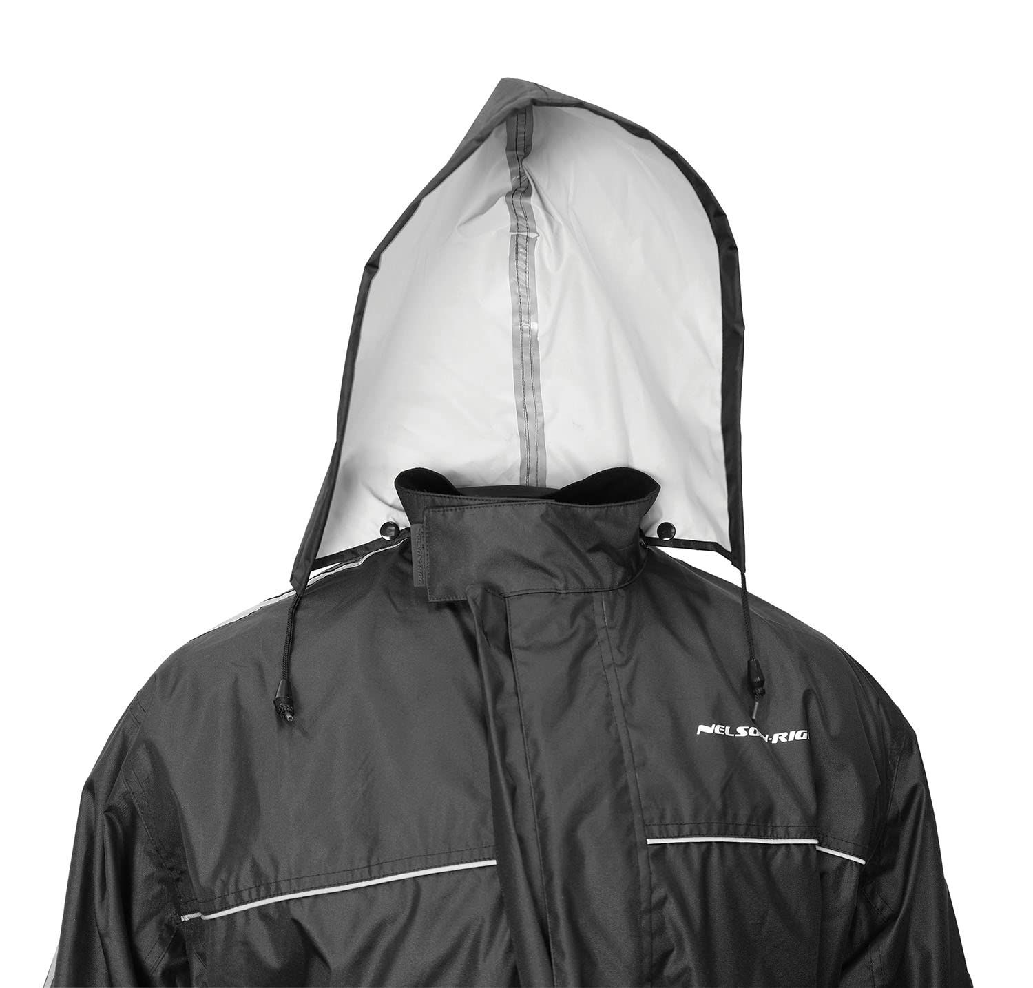 Nelson Rigg Solo Storm Rain Jacket - Waterproof, Breathable, Packable Motorcycle Rain Gear (Hi-Vis Yellow/Black, 4X-Large) - Ideal for Riding in Heavy Rain & Extreme Weather Conditions