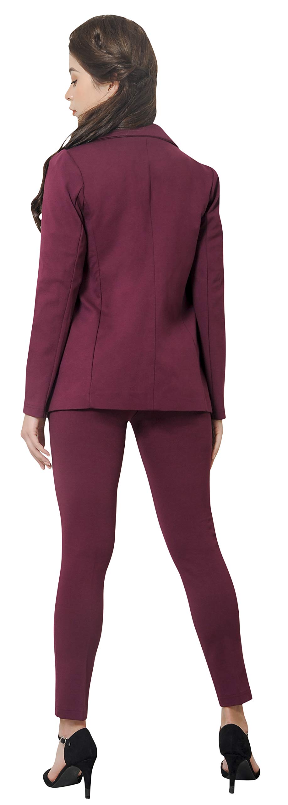 Marycrafts Women's Business Blazer Pant Suit Set - Professional Office Workwear for Women - Perfect for Business Meetings, Interviews & Corporate Events