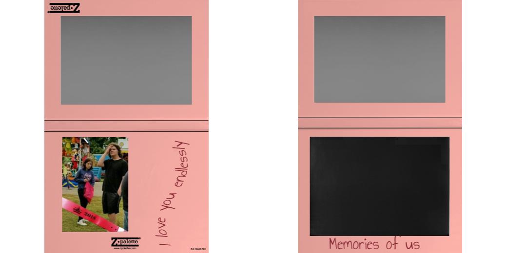 Custom Extra Large Z Palette - Magnetic Makeup Palette for Eyeshadows, Blush & Cosmetics - Perfect for Travel & Professional Makeup Artists