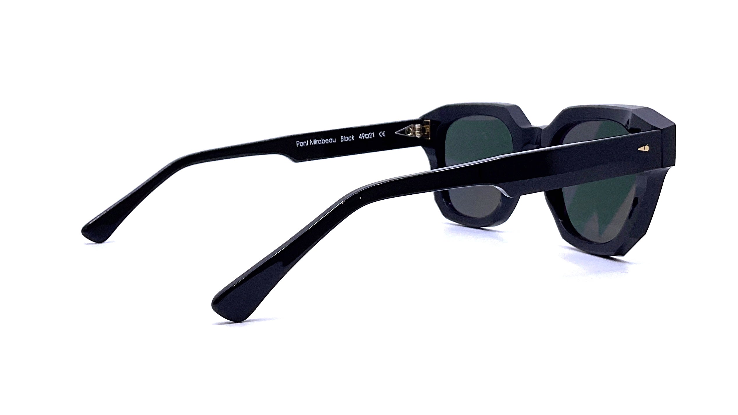 Ahlem Pont Mirabeau Sunglasses (Black) - Stylish UV Protection for Outdoor Activities & Travel