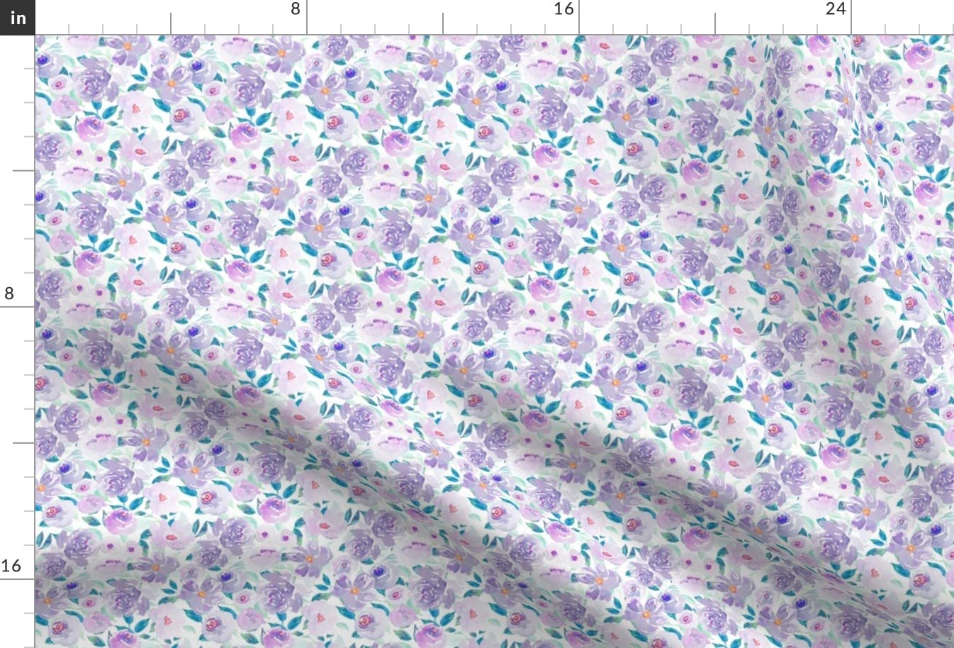 Bloom Shoes Spring Printed Minky Fabric Fat Quarter - Soft Plush Material for Sewing Baby Blankets & Quilt Backing - DIY Craft Projects, Nursery Decor, and Cozy Home Accessories