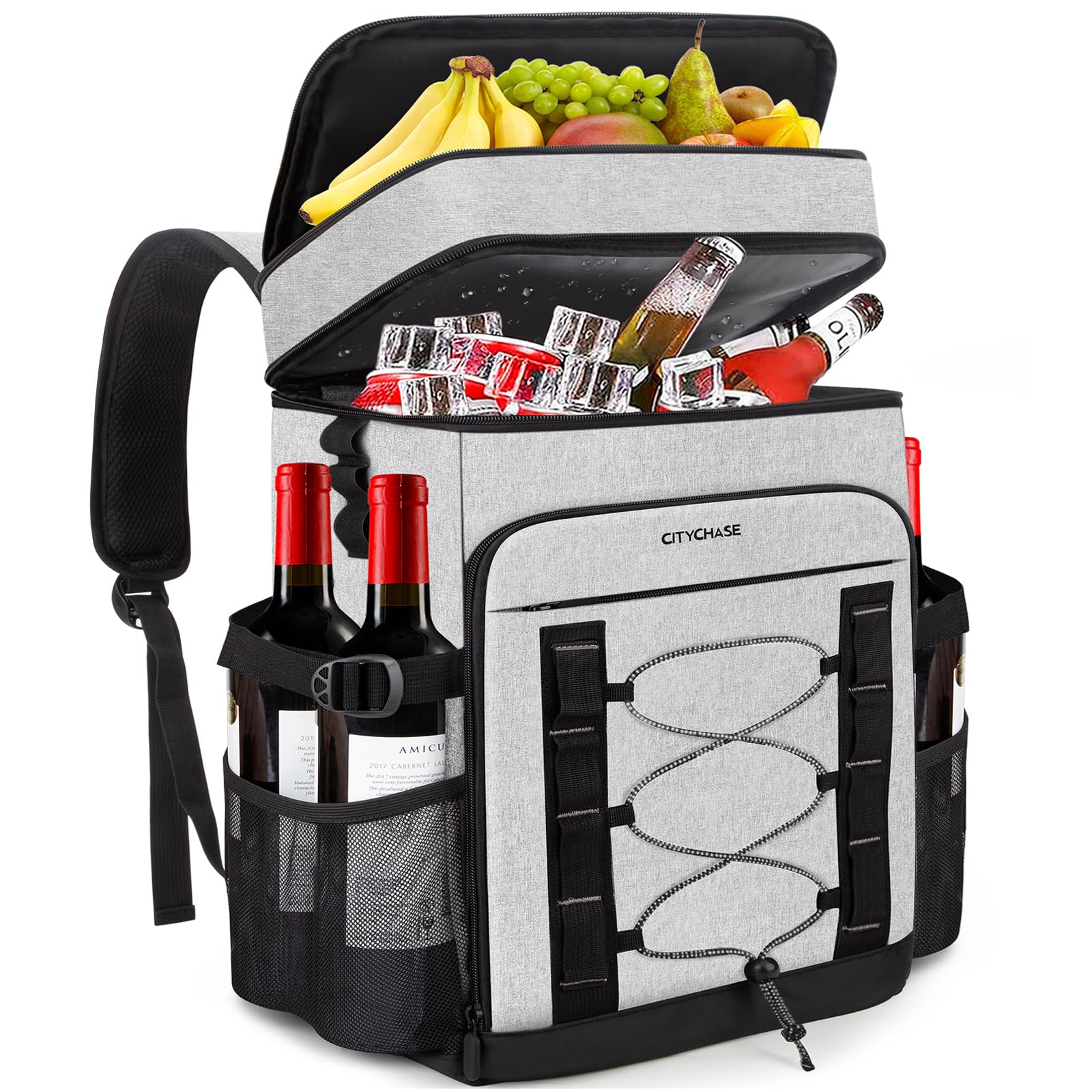 **Large Insulated Cooler Backpack - 50L Leak-Proof Portable Ice Chest for Camping, Hiking, Beach, Picnic & Tailgating - Perfect for Outdoor Adventures, Travel & Sports Events**