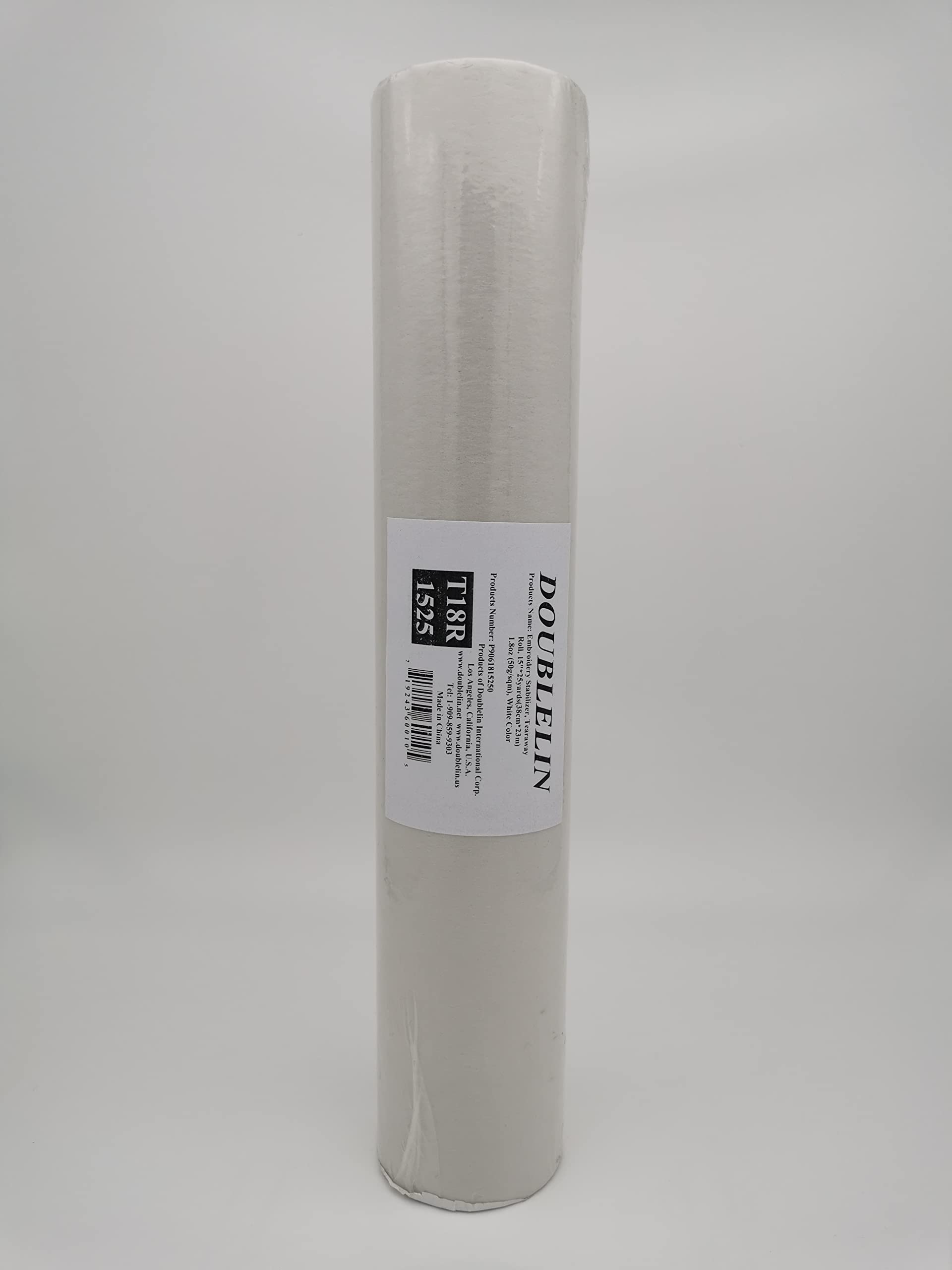 DOUBLELIN 1.8oz White Tearaway Embroidery Stabilizer Backing Paper - 15