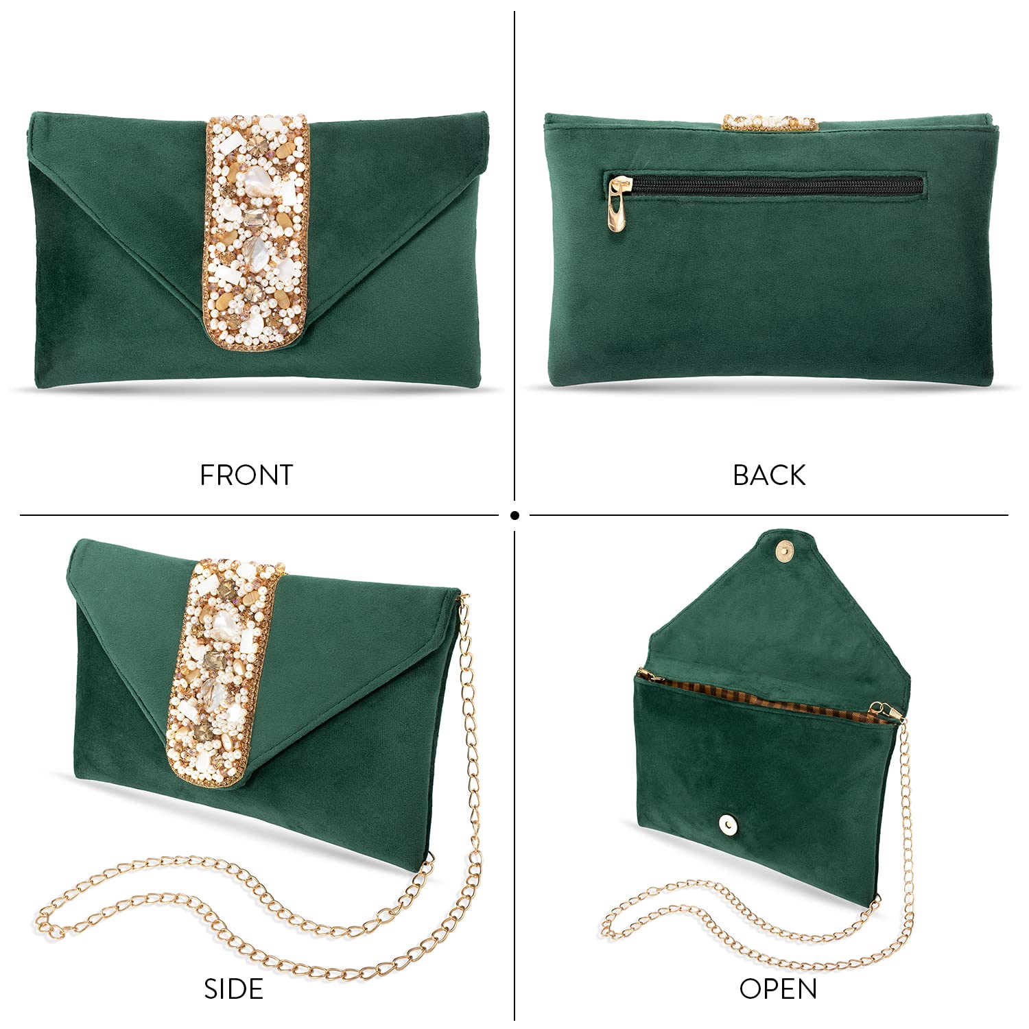 Elegant Indian Potli Bags for Women | Ethnic Beaded Evening Clutch Purse with Drawstring | Perfect for Weddings, Parties & Festive Occasions