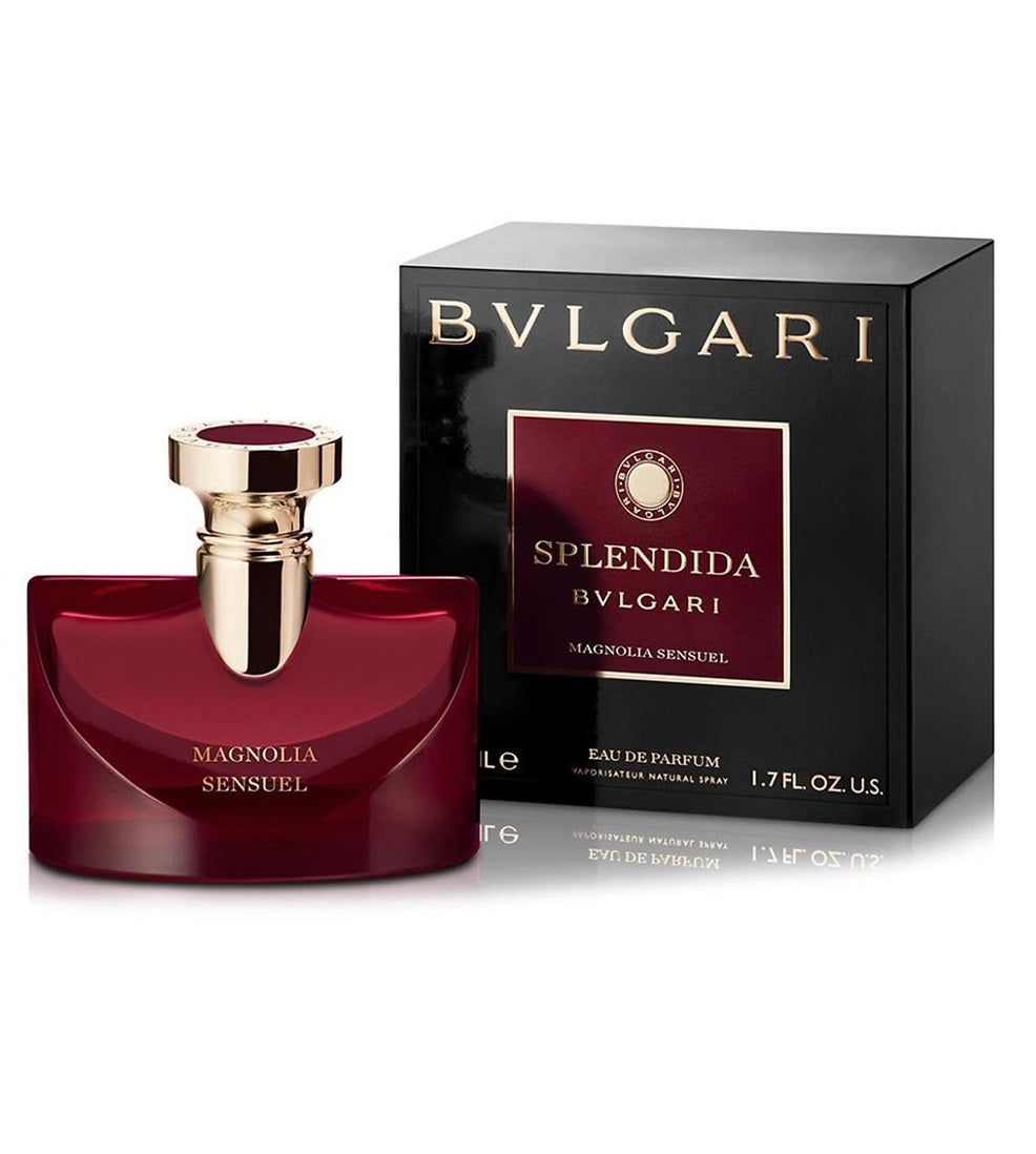 Bvlgari Splendida Magnolia Sensuel Eau de Parfum Spray for Women - Floral Luxury Perfume for Evening Events & Romantic Occasions