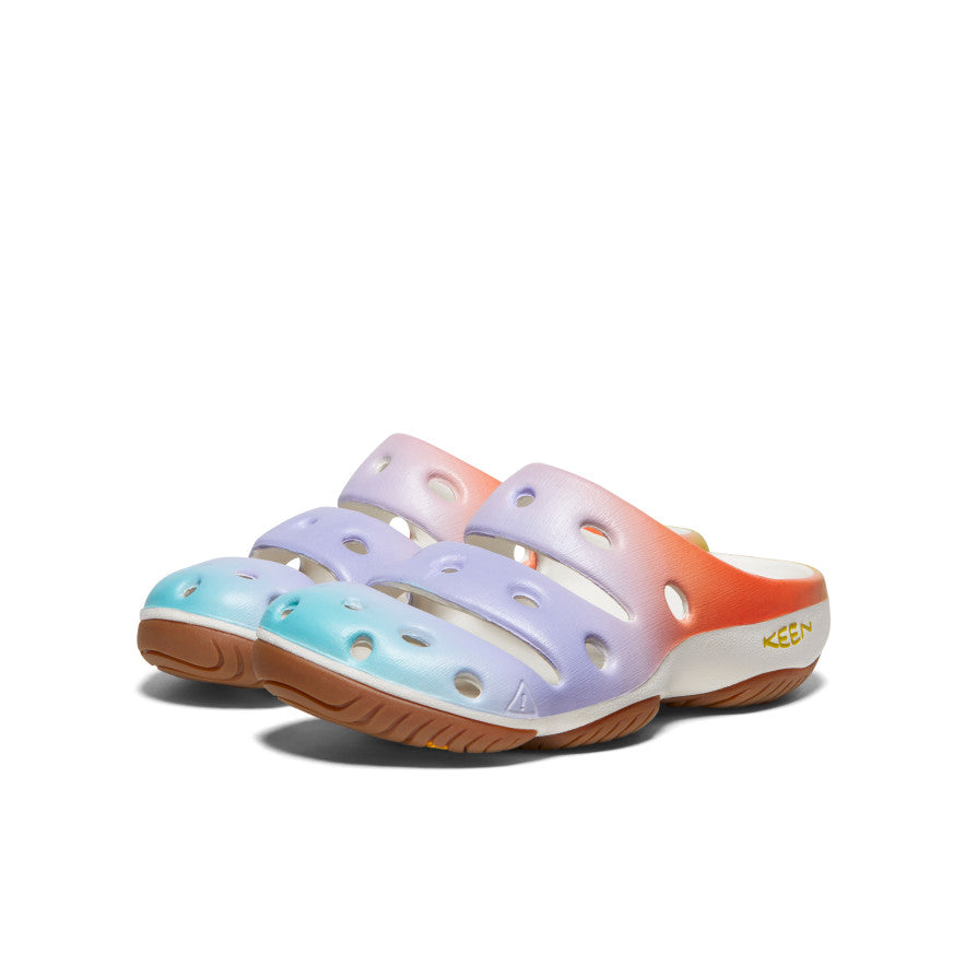 Women's Yogui Arts Clog x Beci Orpin - Comfortable Slip-On Shoes in Multi/Clearly Aqua Color | Perfect for Casual Wear, Home, and Outdoor Activities