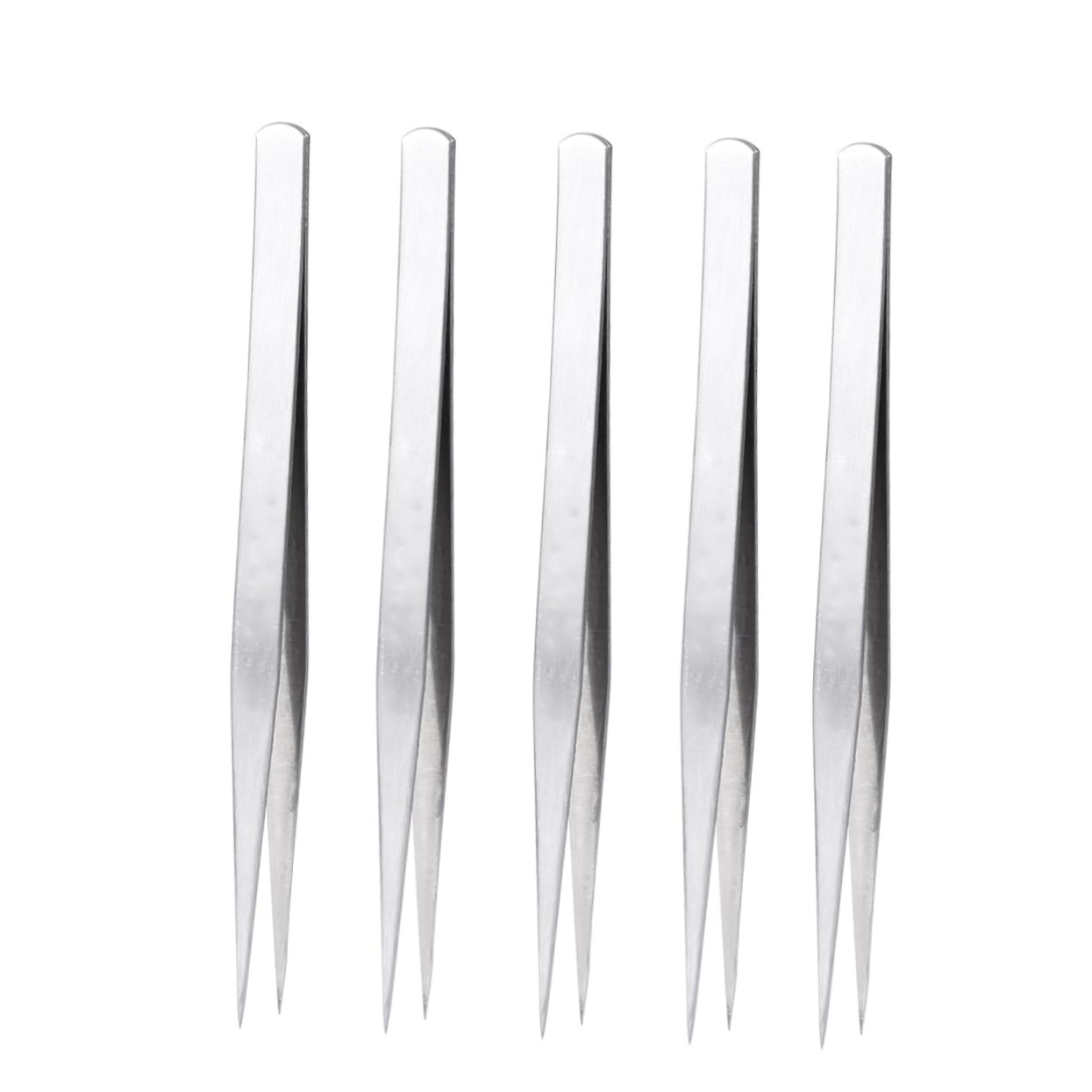 Minkissy 10-Piece Eyelash Extension Tweezers Set - Straight & Cluster Tweezers for Lash Extensions, Eyebrows & Precision Work - Professional Sewing & Beauty Tools for DIY & Salon Use