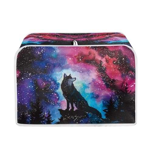 Galaxy Wolf - Blue and Pink