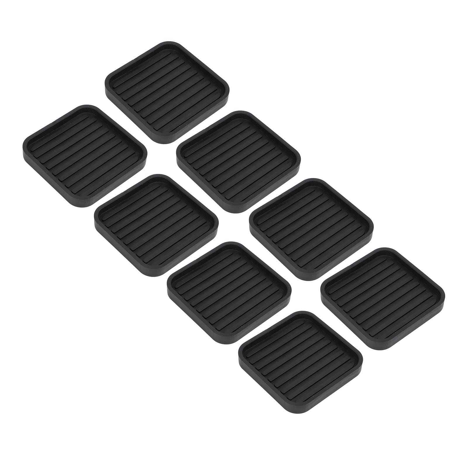 Non-Slip Furniture Rubber Pads - 8-Piece Anti-Vibration Pads for Bed Risers, Washing Machine Feet & Furniture Protection | Heavy Duty Stabilizer Mat for Home Appliances & Furniture | Perfect for Noise Reduction & Floor Protection