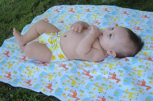 KaWaii Baby Waterproof Changing Pad - Reusable Washable Changing Mat for Bed, Travel, Stroller & Mattress Protector - 19.5