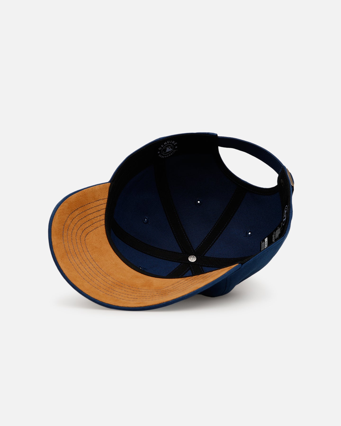 New York Yankees 'Yankees Color Wheel' Suede Undervisor 47 Clean Up Strapback Hat - Navy Blazer Style for Baseball Games, Streetwear & Casual Outfits